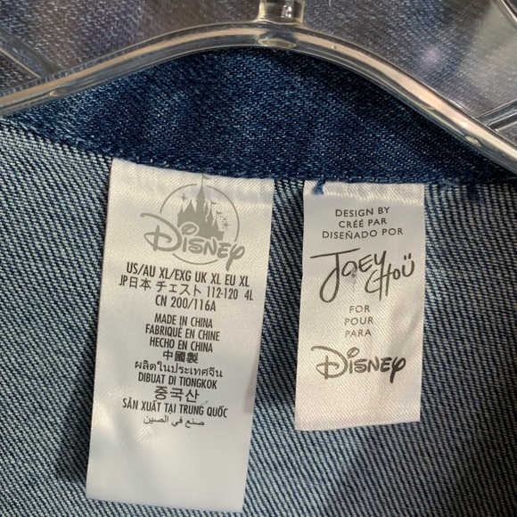 2023 Disney Parks Joey Chou Castle Magic Kingdom Denim Patch Jacket Adult XL NWT - Picture 8 of 11